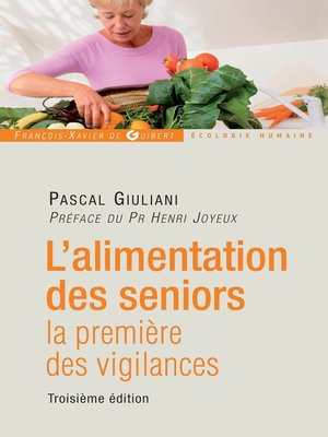 cover image of L'alimentation des seniors